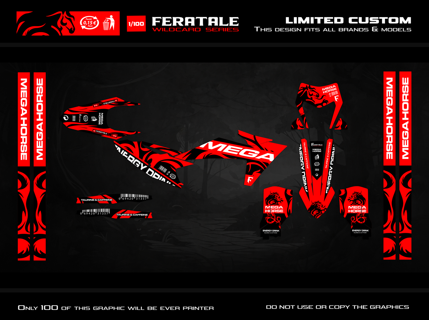 Limited Custom Graphic Kit - Megahorse