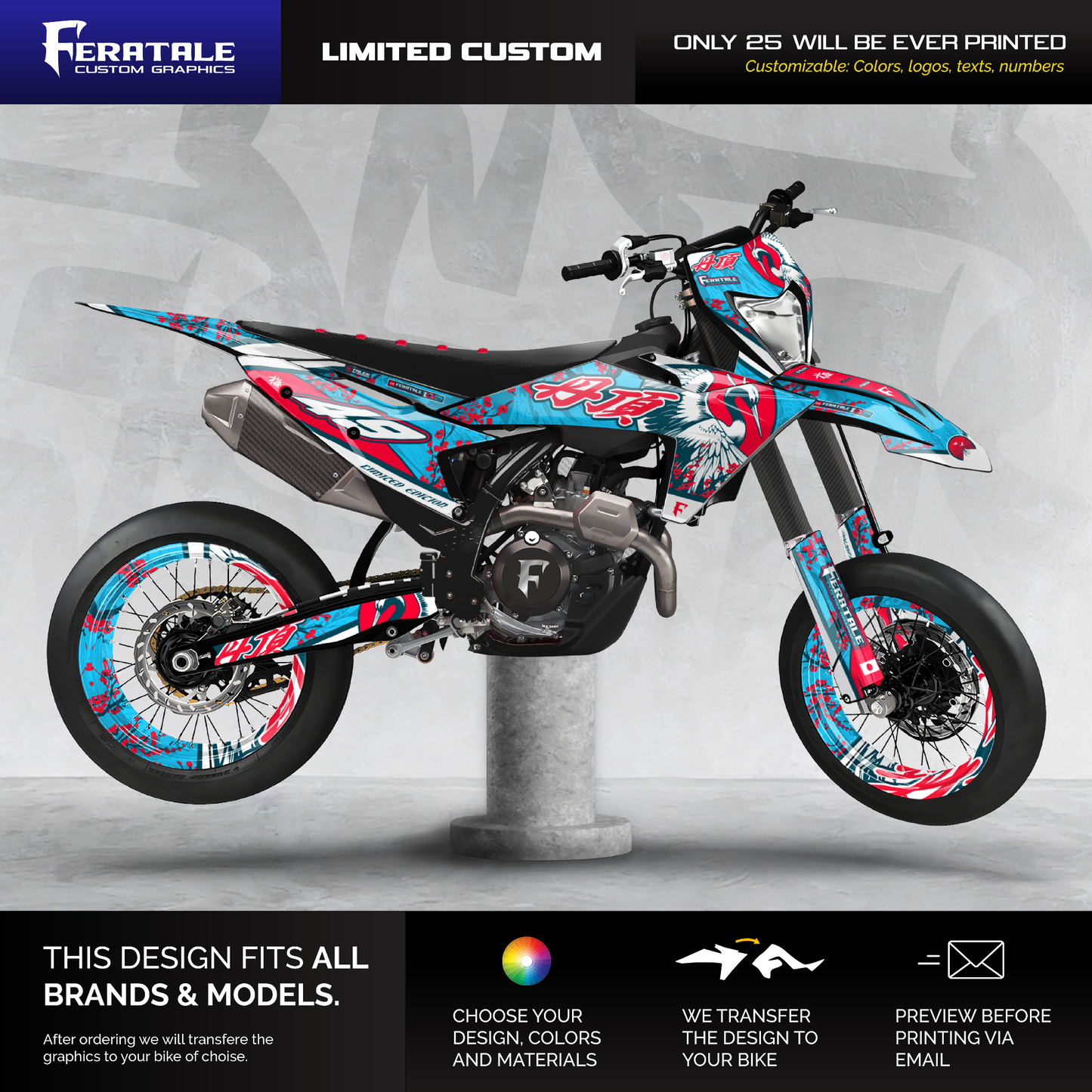 Limited Custom Graphic Kit - Mantsuri