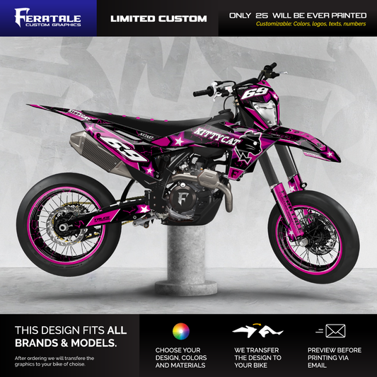 Limited Custom Graphic Kit - Kitty Cat