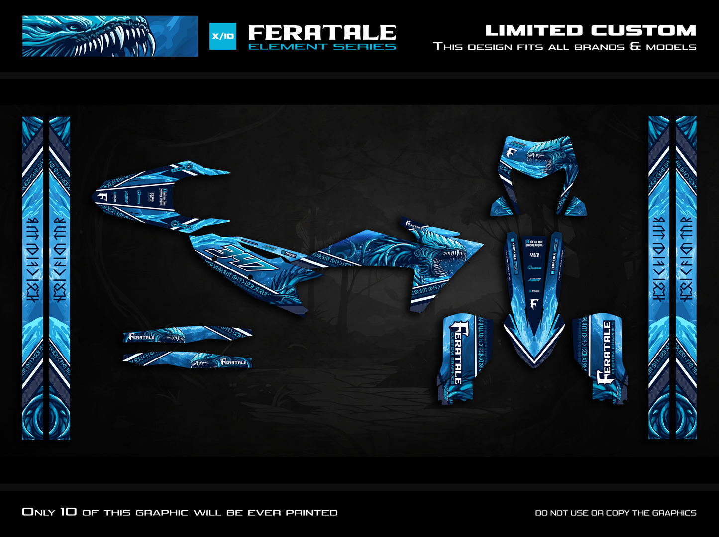 Limited Custom Graphic Kit - Kraken