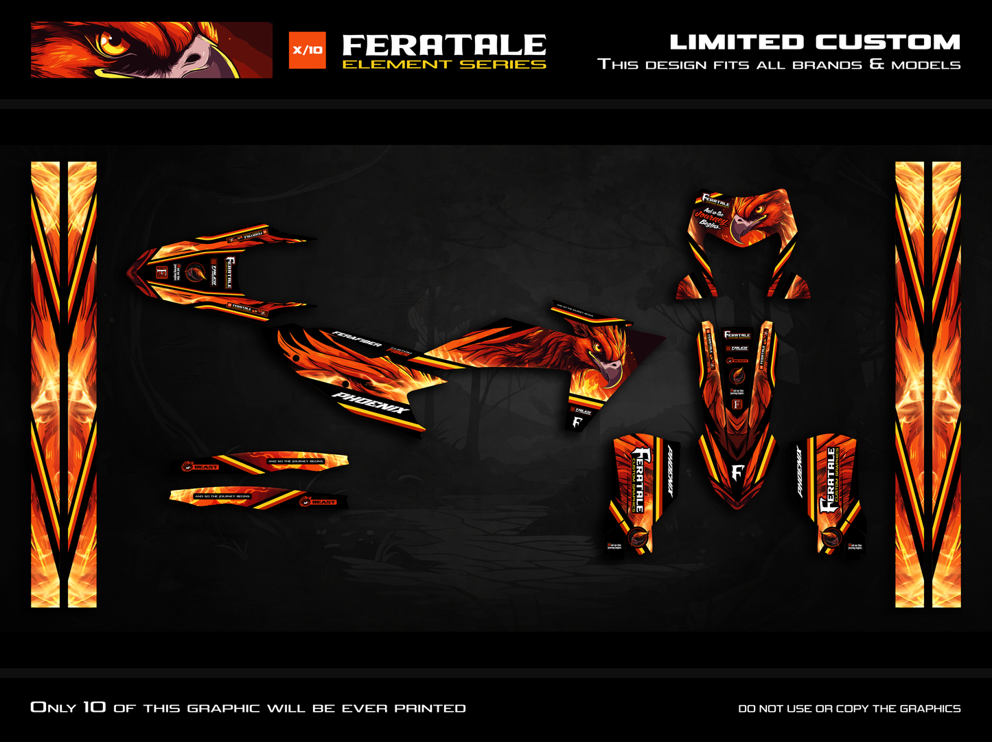 Limited Custom Graphic Kit - Phoenix