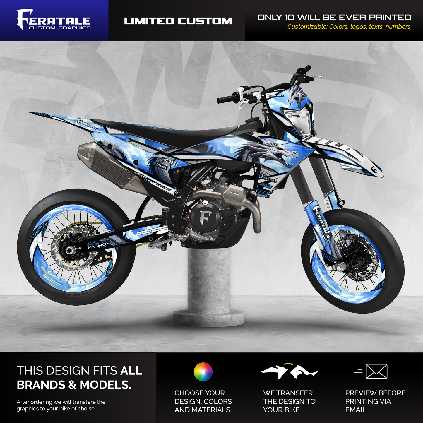 Limited Custom Graphic Kit - Wyvern