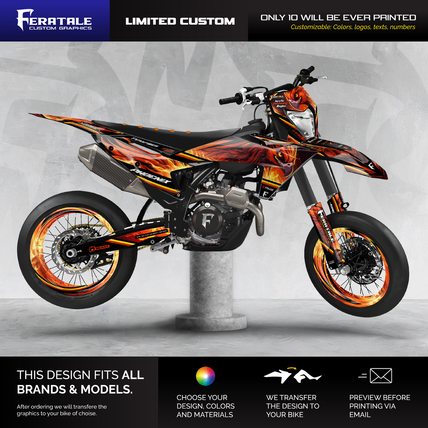 Limited Custom Graphic Kit - Phoenix