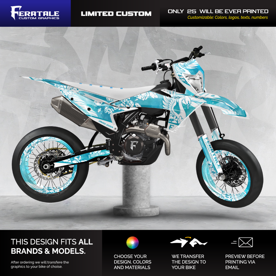 Limited Custom Graphic Kit - Swan