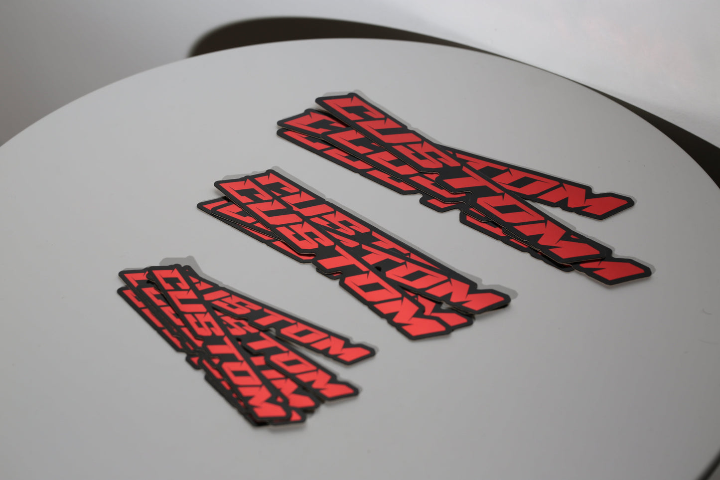 Custom irtotarrat - omalla tekstillä