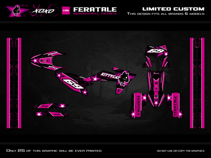 Limited Custom Graphic Kit - Kitty Cat