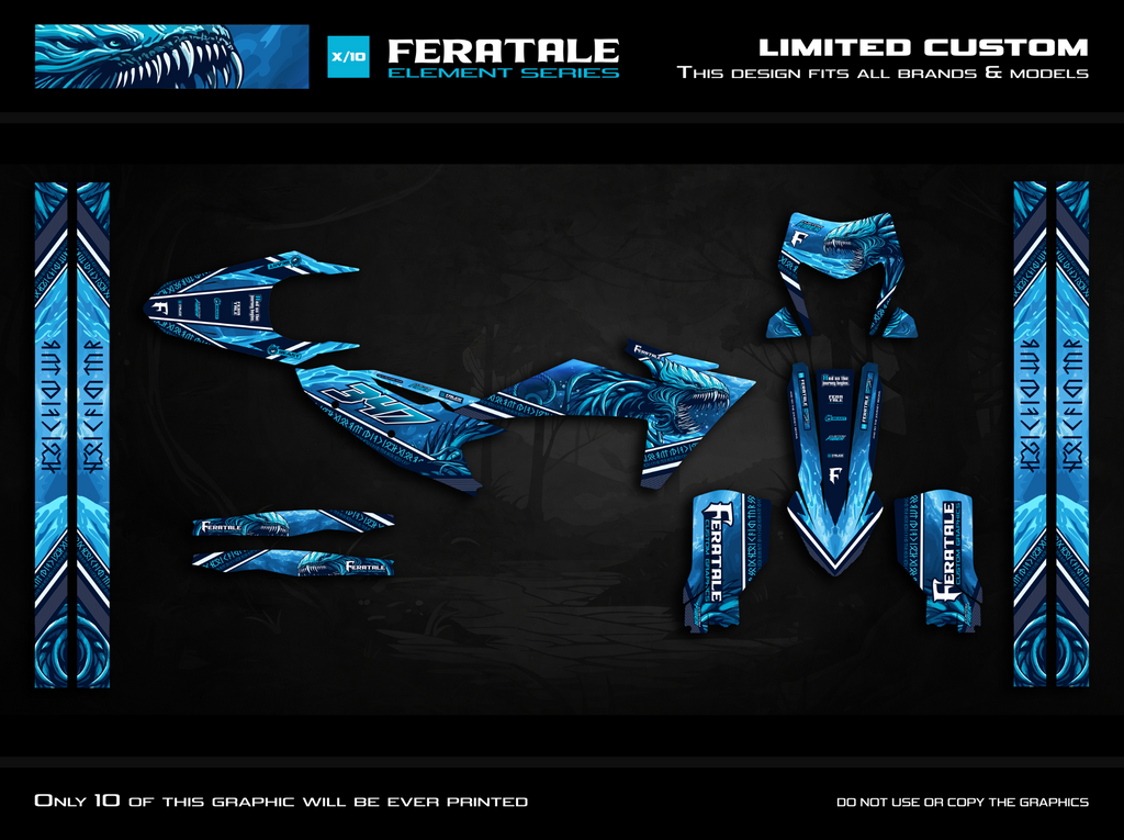 Limited Custom Graphic Kit - Kraken