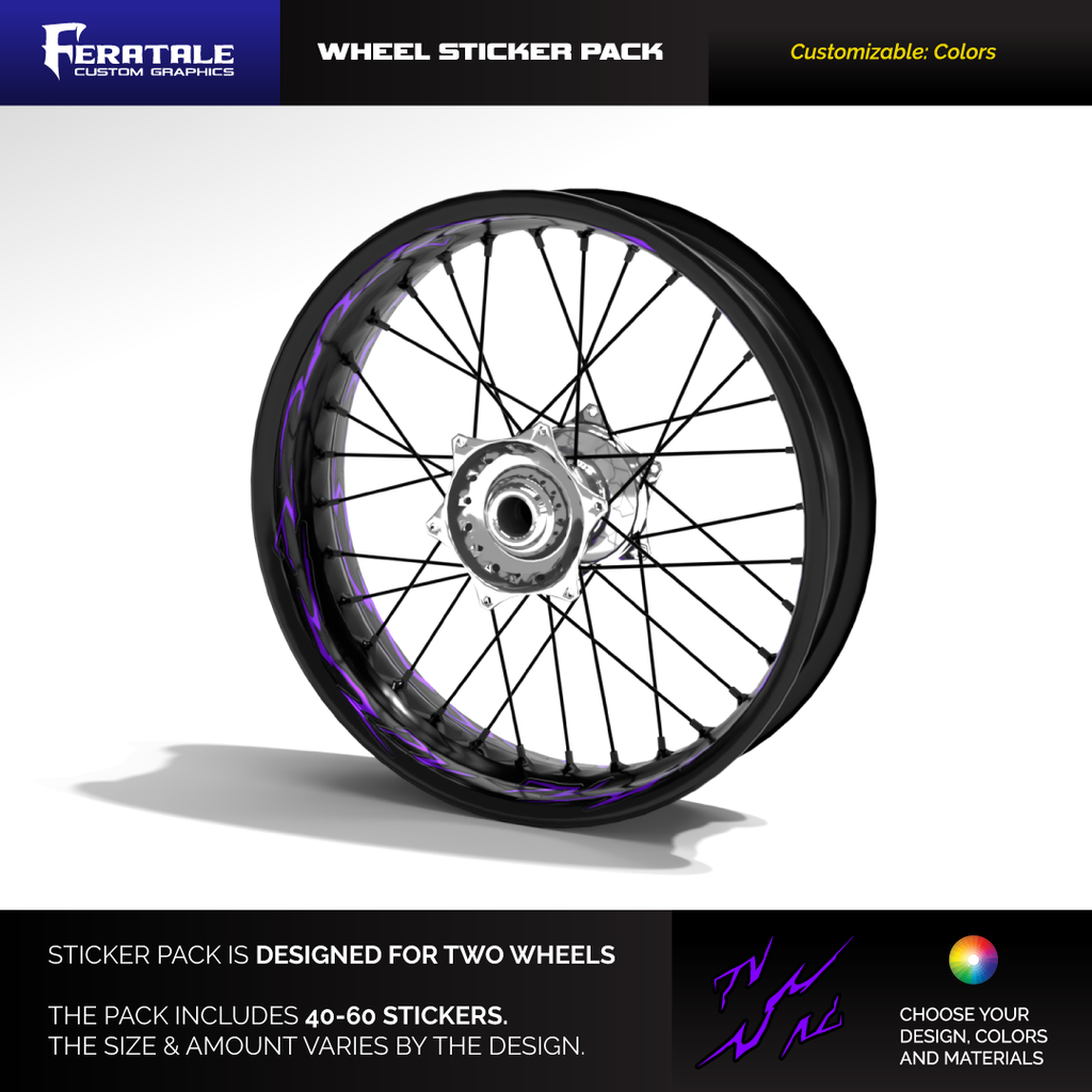 Lightning - Wheel Sticker Pack