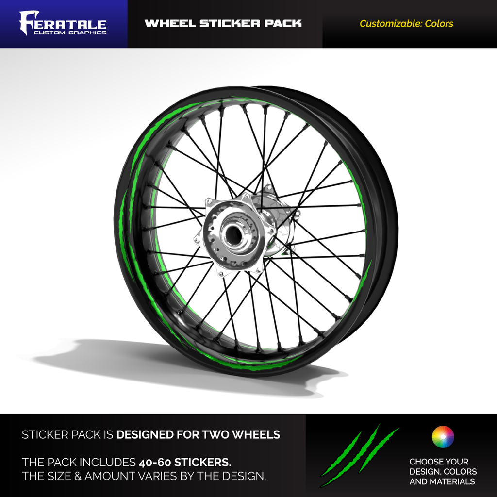 Beast - Wheel Sticker Pack
