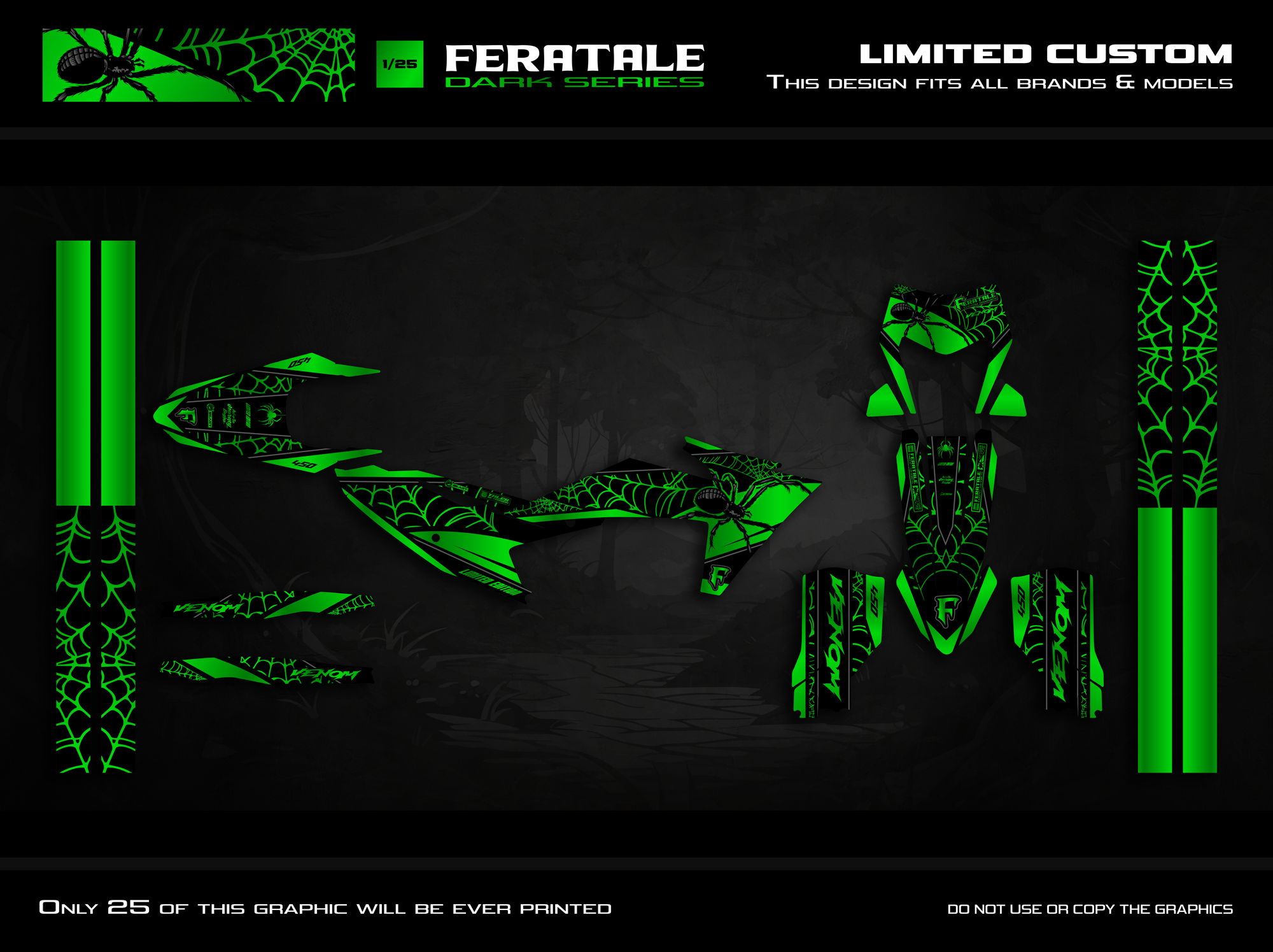Limited Custom Graphic Kit - Venom