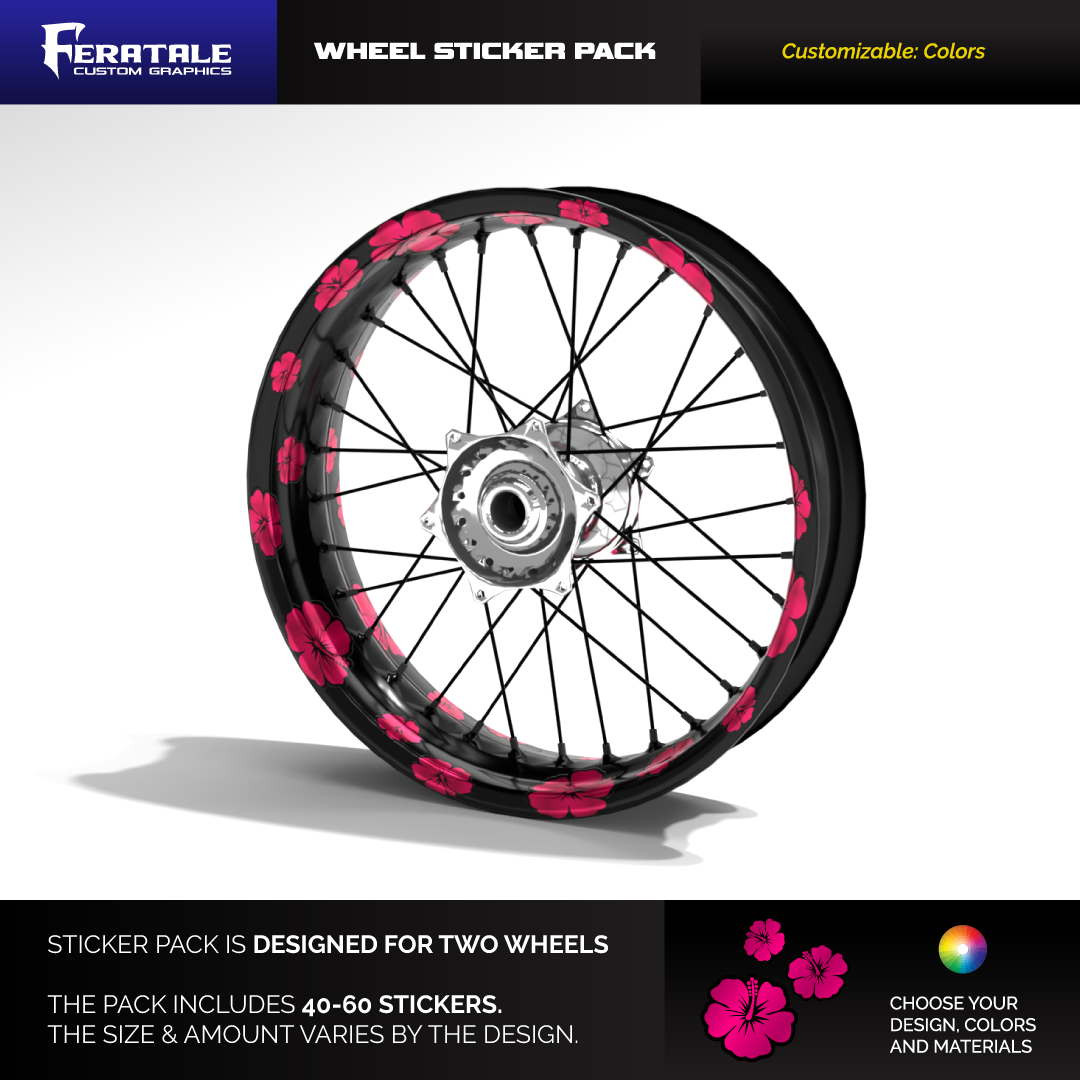 Blossom - Wheel Sticker Pack