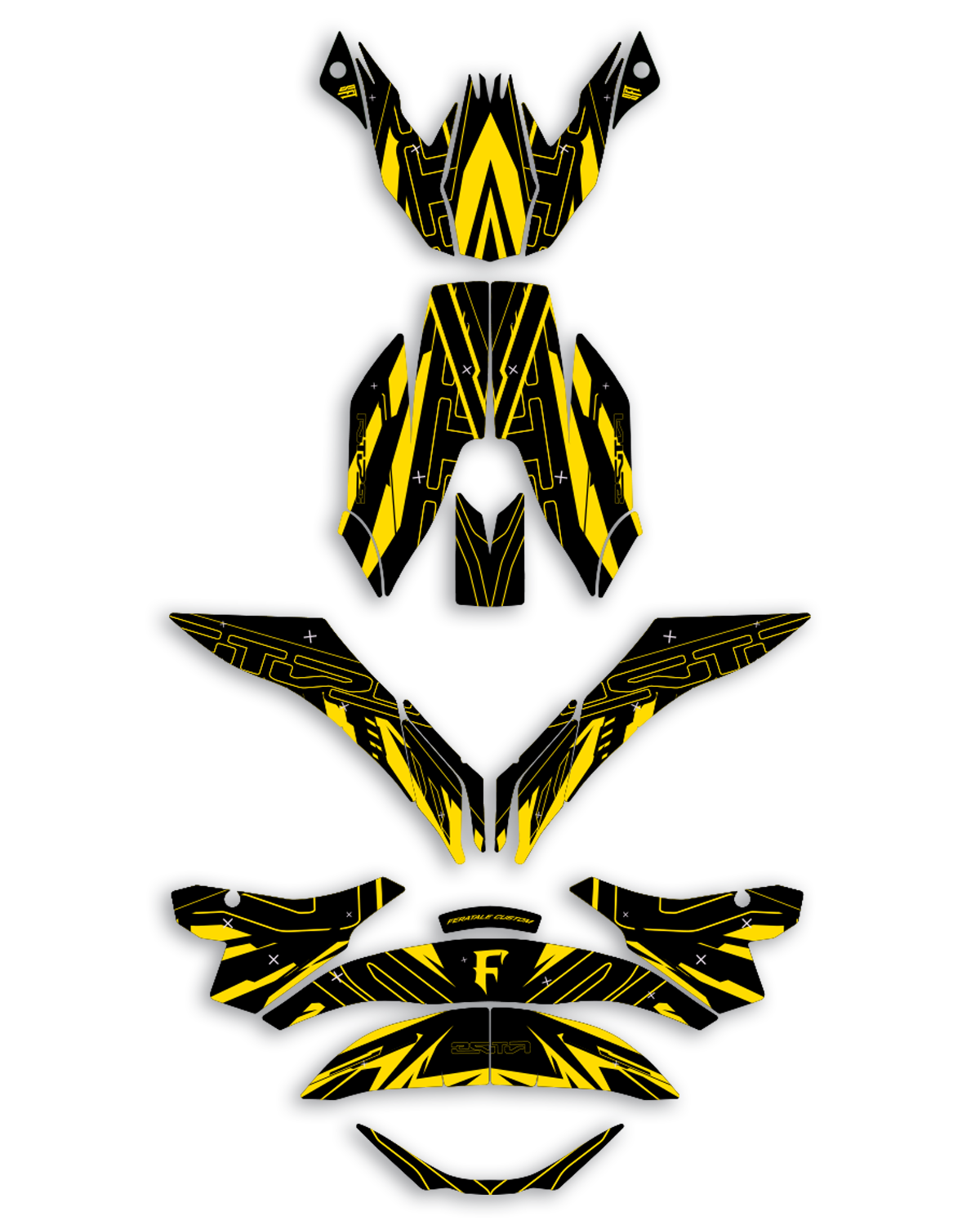 Cyberpunk - SFT kypärän teippaukset
