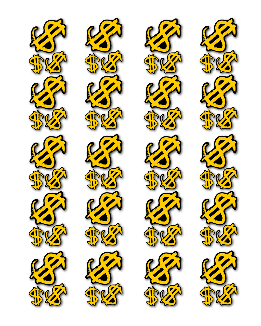 Dollar - Premium Sticker Pack