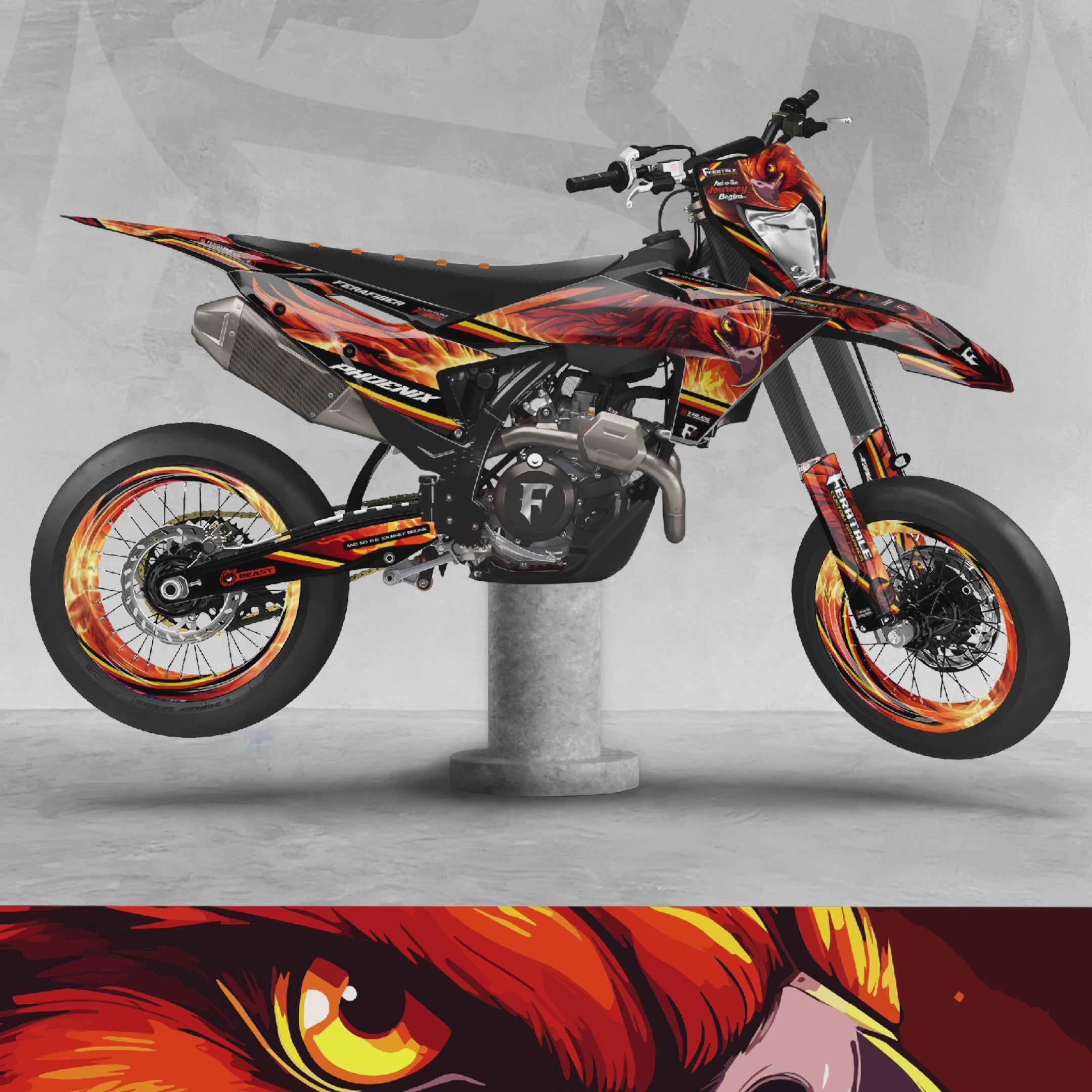 Limited Custom Graphic Kit - Phoenix