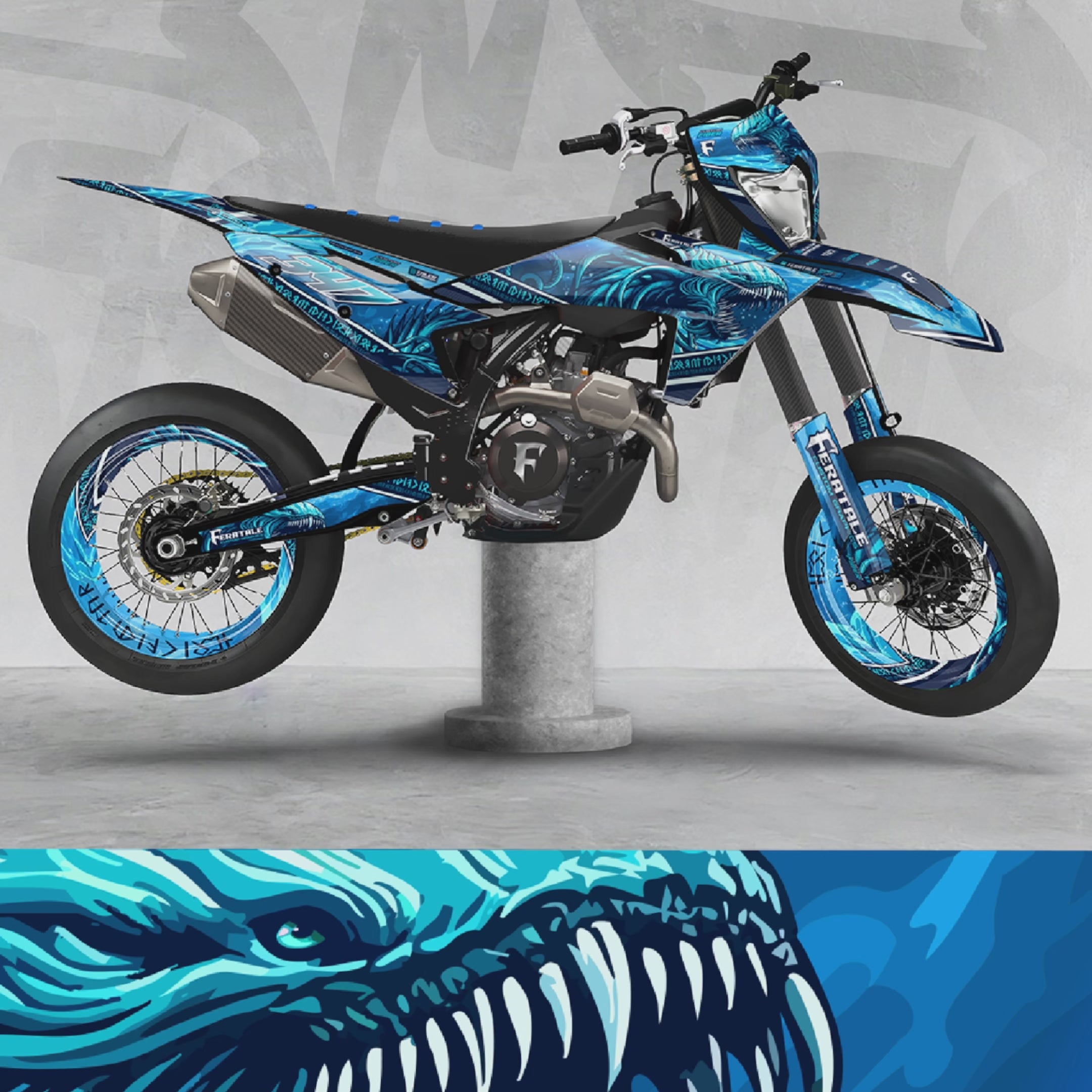 Limited Custom Graphic Kit - Kraken